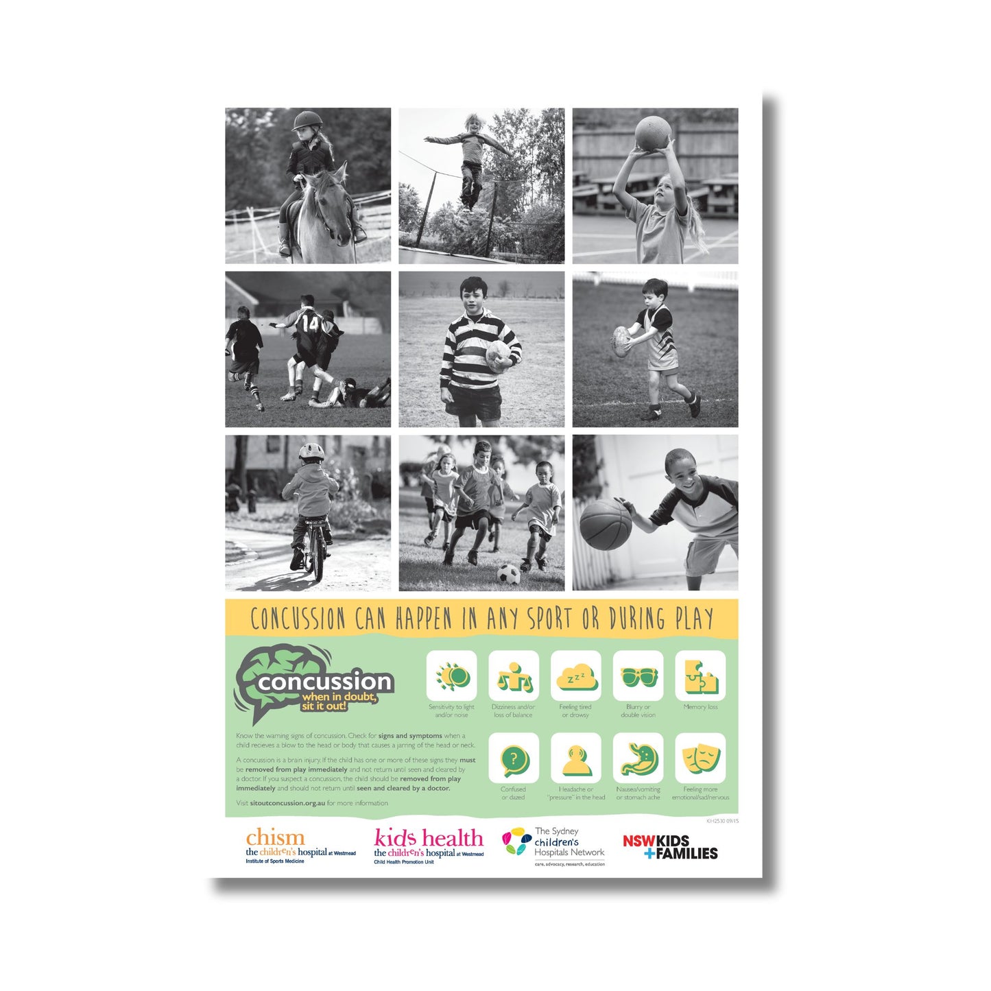 Concussion Campaign - General - Poster