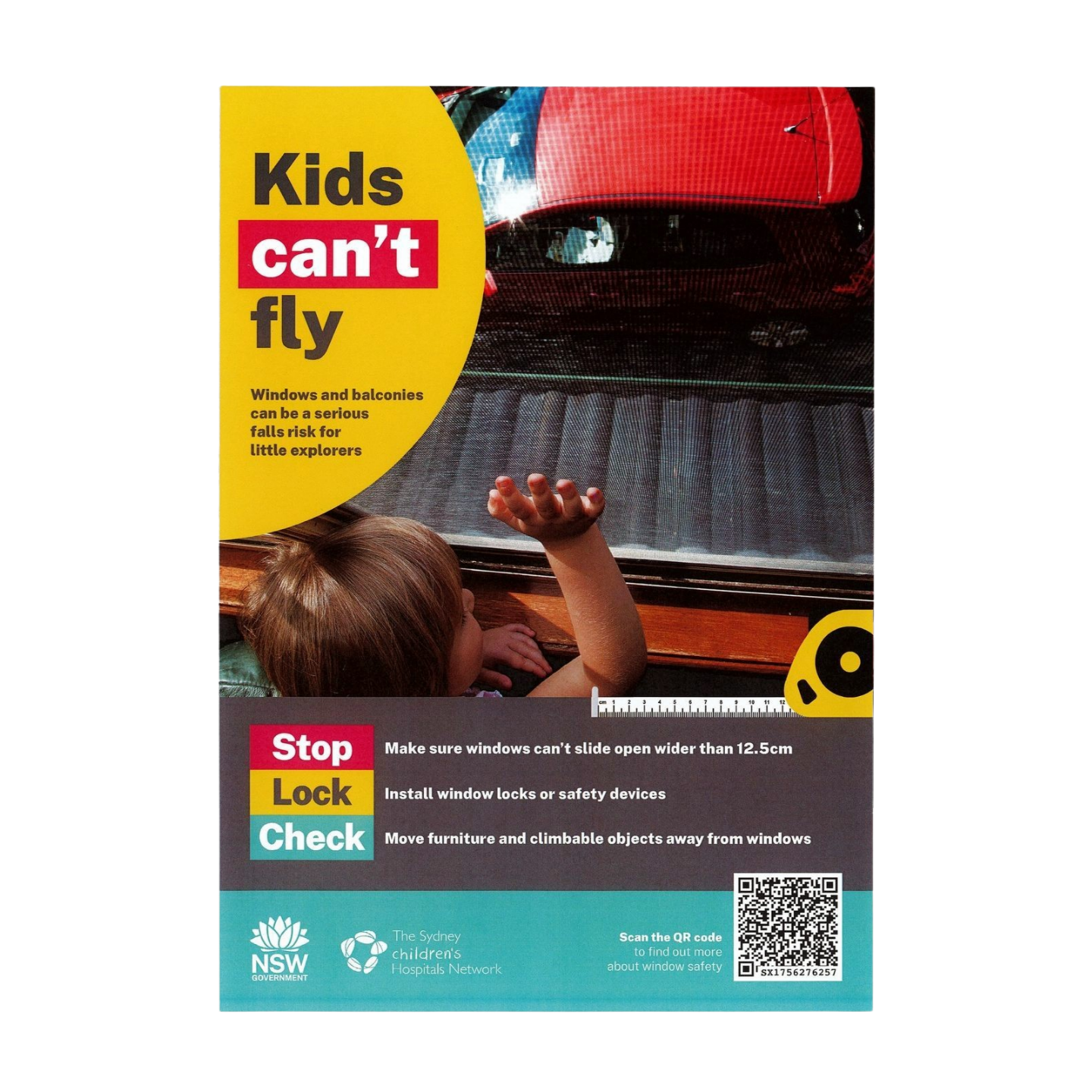 Kids Can't Fly A4 Poster - Download Resource - PDF