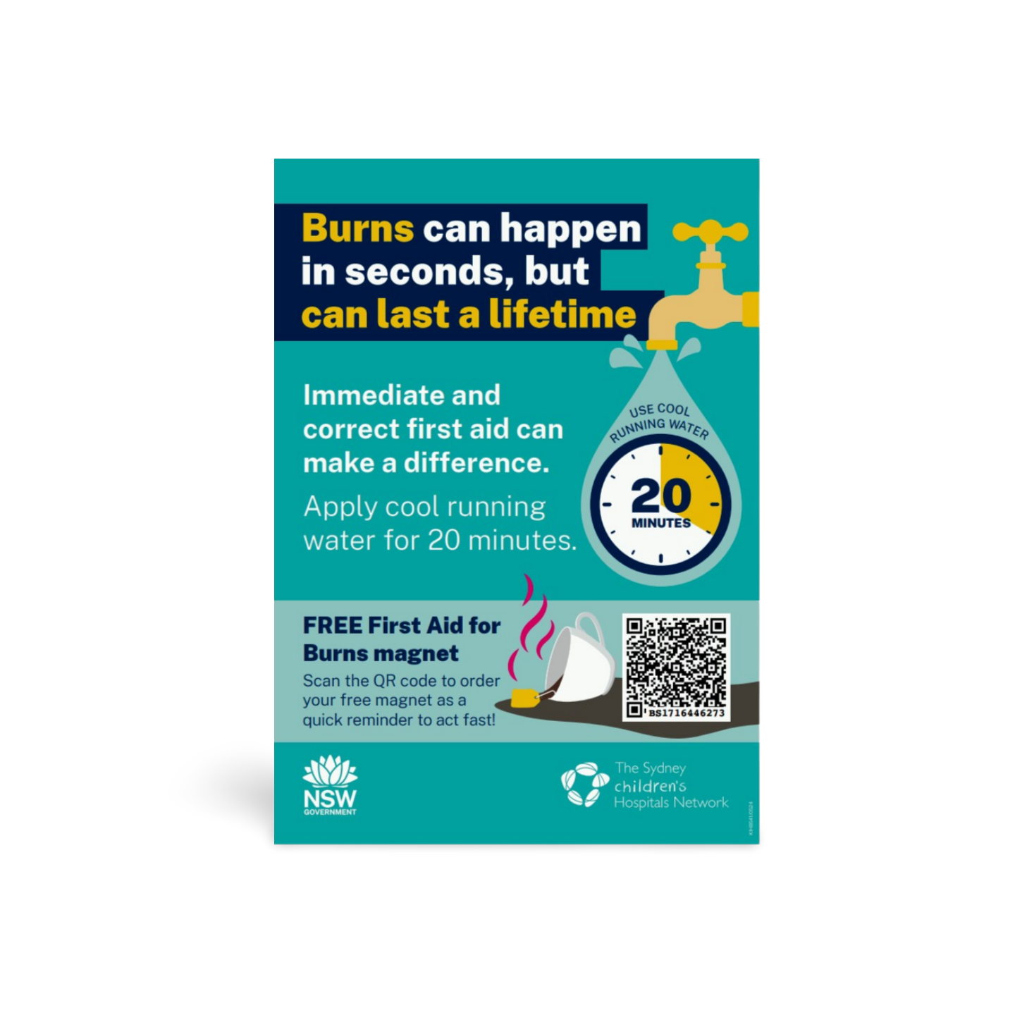 Burns Awareness Poster - Download Resource - PDF