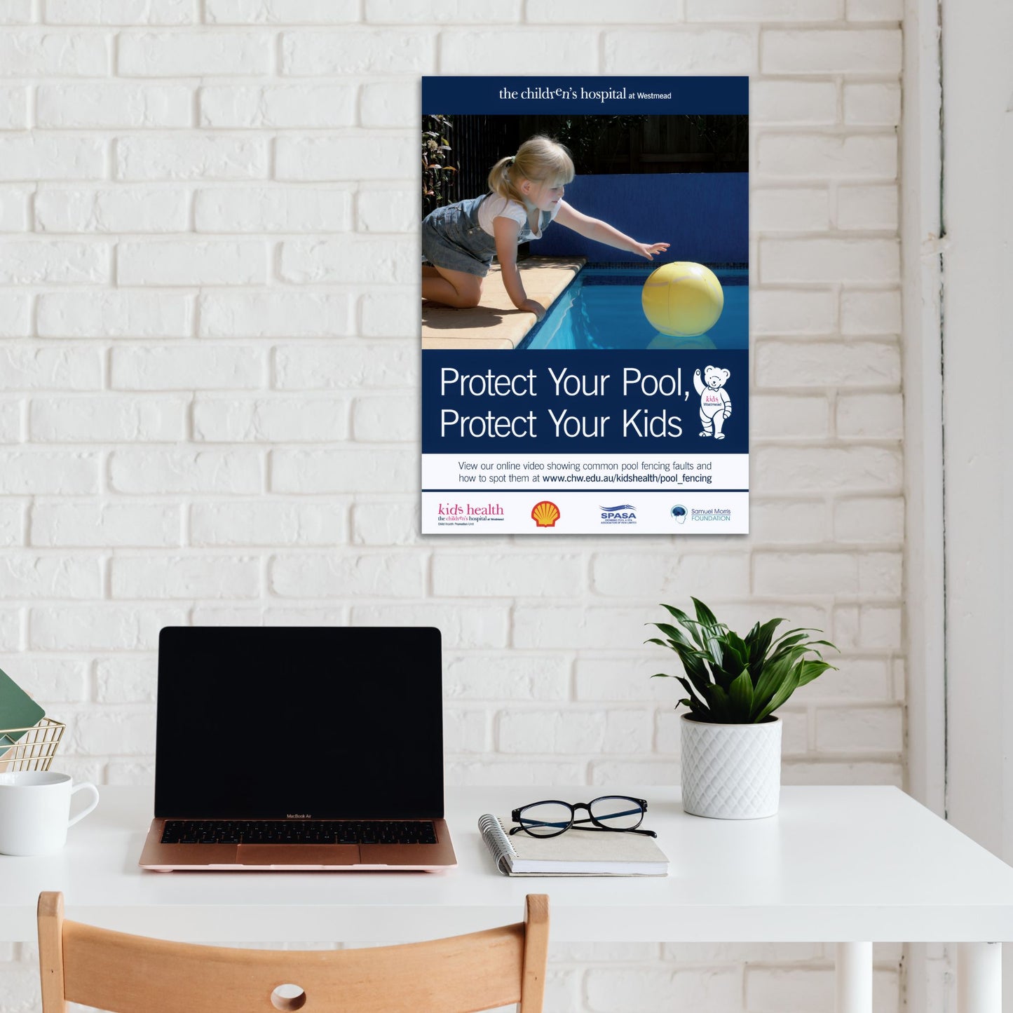 Protect Your Pool, Protect Your Kids - Poster