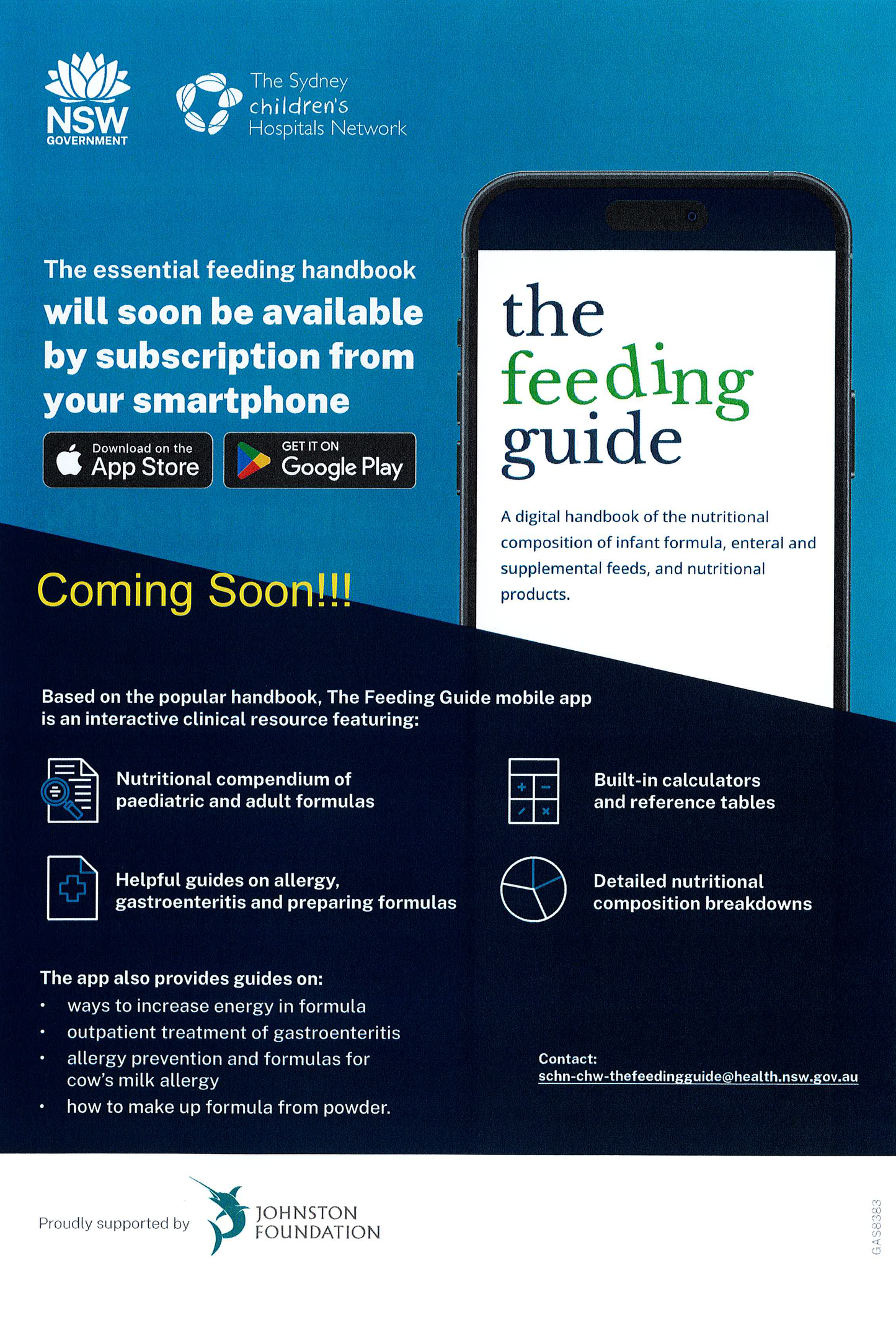 The Feeding Guide 8th edition by James Fairfax Institute of Paediatric Nutrition